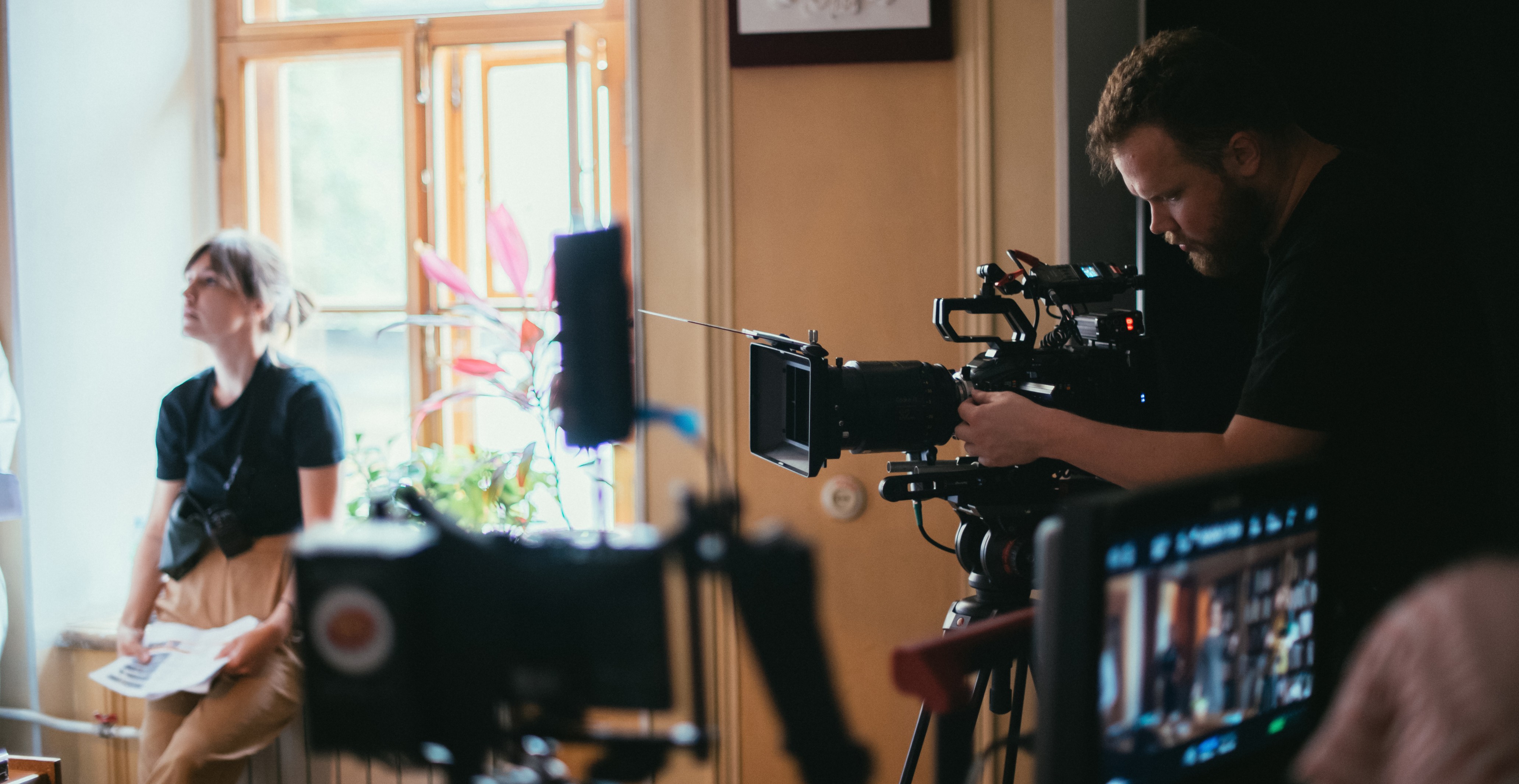 KWB Media video production crew filming on location